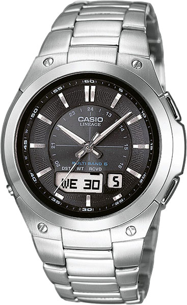 Купить Наручные часы LCW-M150D-1A  Мужские японские наручные часы в коллекции Radio Controlled Casio