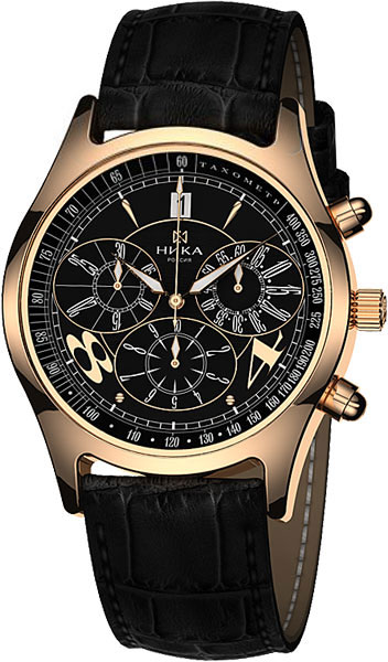 Фото «Российские золотые наручные часы Ника 1024.0.1.52 с хронографом»