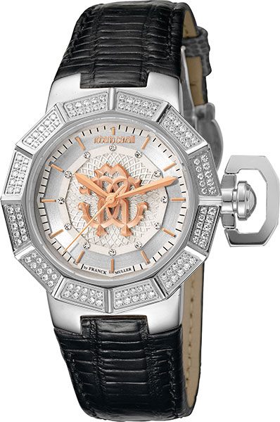        Signature Roberto Cavalli by Franck Muller - Roberto Cavalli by Franck Muller: 2 ;           . ,  . Signature RC-4. : 1;  : ; : Ronda 703; : ; : ; :  ; -:      Swarovski; : 50WR; : ; Swiss Made: 1;<br>