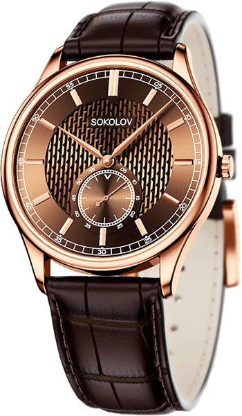 Фото «Российские золотые наручные часы SOKOLOV 237.01.00.000.06.02.3»