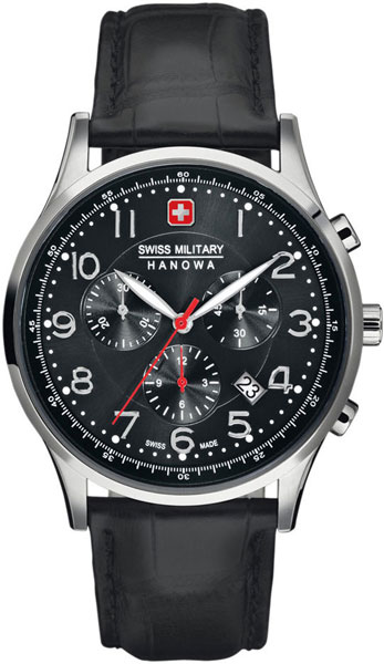 Фото «Швейцарские наручные часы Swiss Military Hanowa 06-4187.04.007 с хронографом»