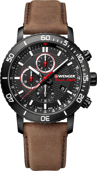 Фото «Швейцарские наручные часы Wenger 01.1843.107 с хронографом»
