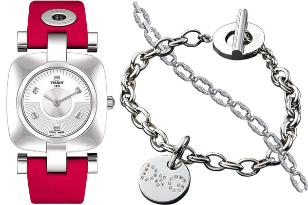 Часы Tissot T020.309.16.031.02, браслет Dolce&Gabbana DJ0400, браслет Cerruti 1881 CTBR-90071A