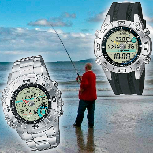 наручные часы casio для рыбалки