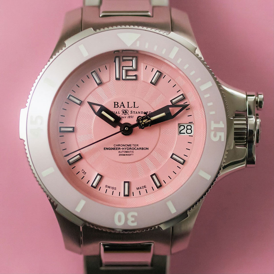 The Pink Dial Project. Уникальная модель с розовым циферблатом от Ball Watch