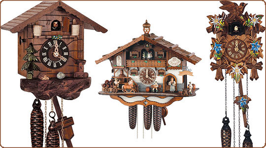 Настенные деревянные часы с кукушкой Schneider