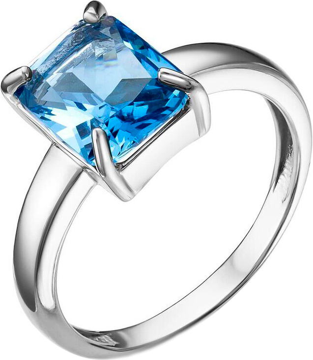 Серебряное кольцо ADELFINA 3101010368 с ювелирным стеклом