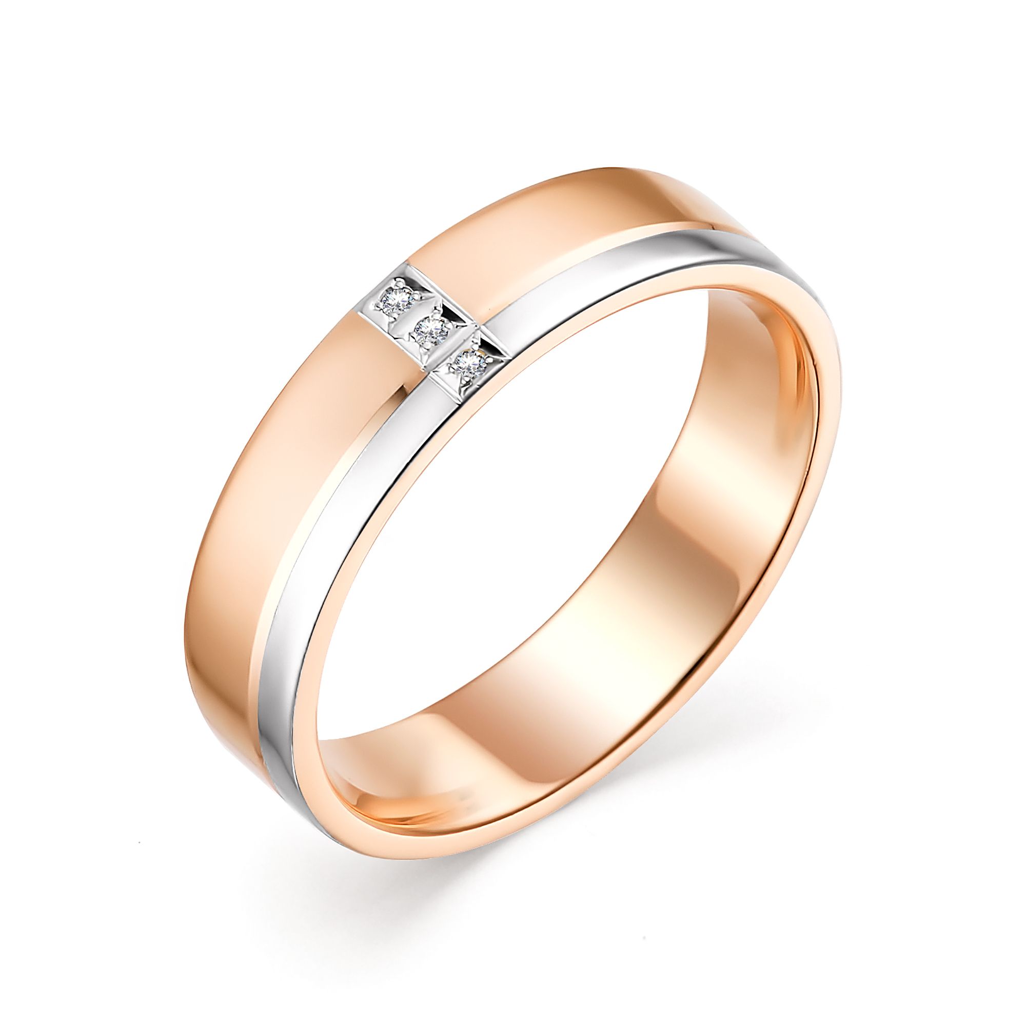 Мужское золотое кольцо Алькор 12781-100 c бриллиантом