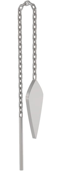 Серебряная одиночная серьга Арина 1036752-00000