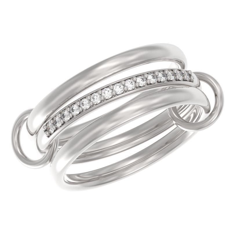 Серебряное кольцо Арина 1043331-01110 c фианитом