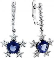 Серьги Art I Fact Jewellery 0203.0199I-earrings-topaz-iolit