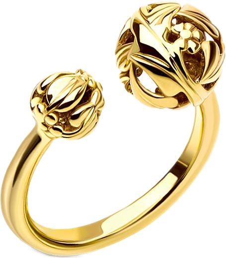 Золотое открытое кольцо ArtAuro 1058c-2_au