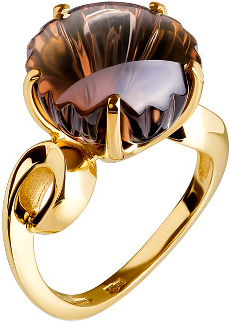 Золотое кольцо ArtAuro 1310m-2/13_au с раухтопазом