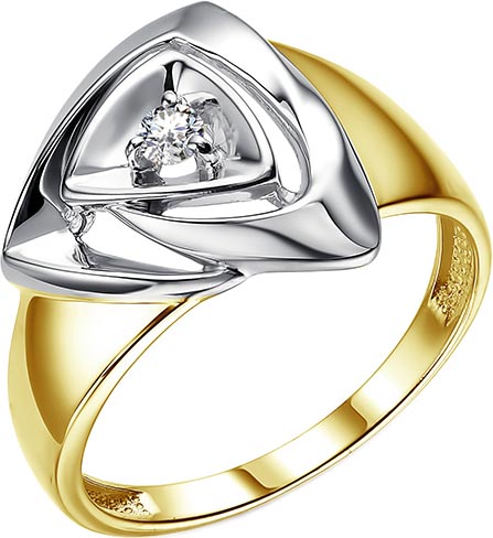 Золотое кольцо Bellissima Tentazione K/186-320 c бриллиантом