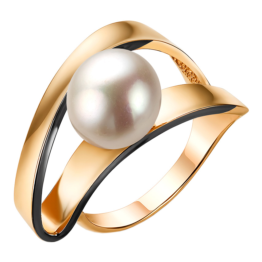 Золотое кольцо De Fleur 21250A1 c жемчугом