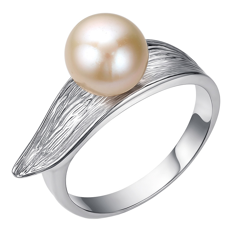 Серебряное кольцо De Fleur 51104S1 с жемчугом