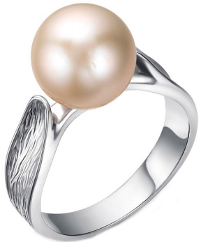 Серебряное кольцо De Fleur 51105S1 с жемчугом