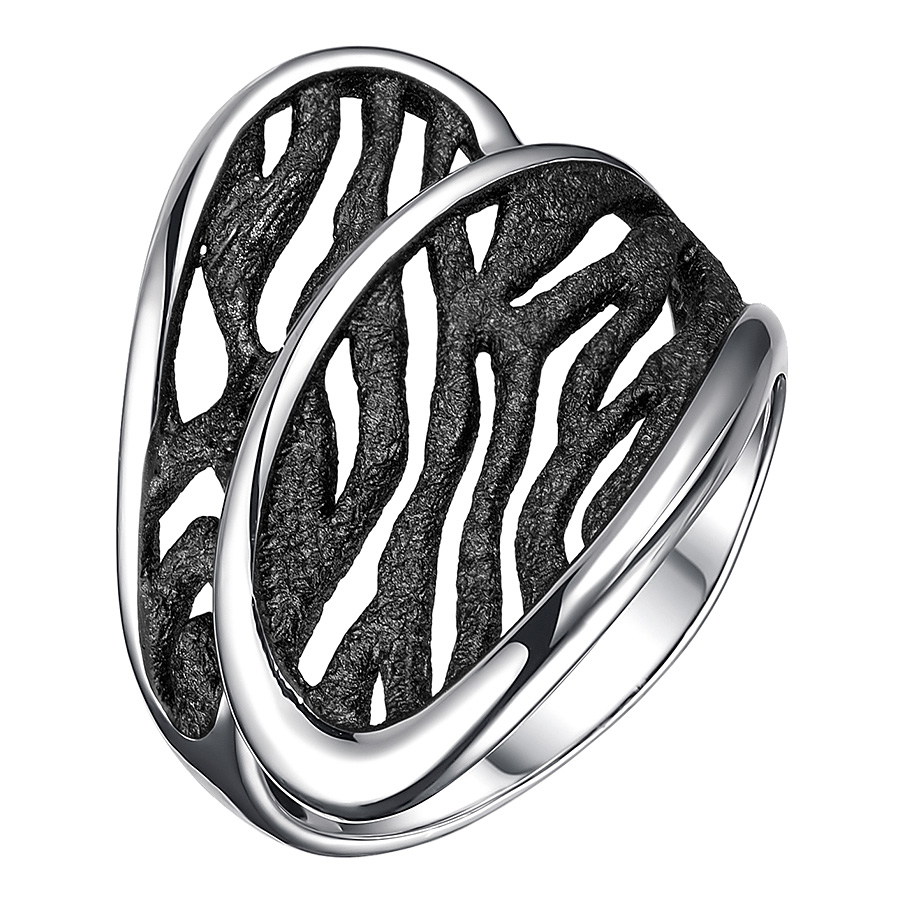 Серебряное кольцо De Fleur 51940SB с эмалью
