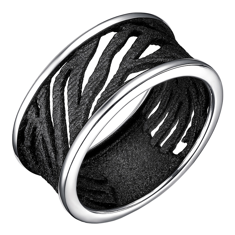Серебряное кольцо De Fleur 51942SB с эмалью