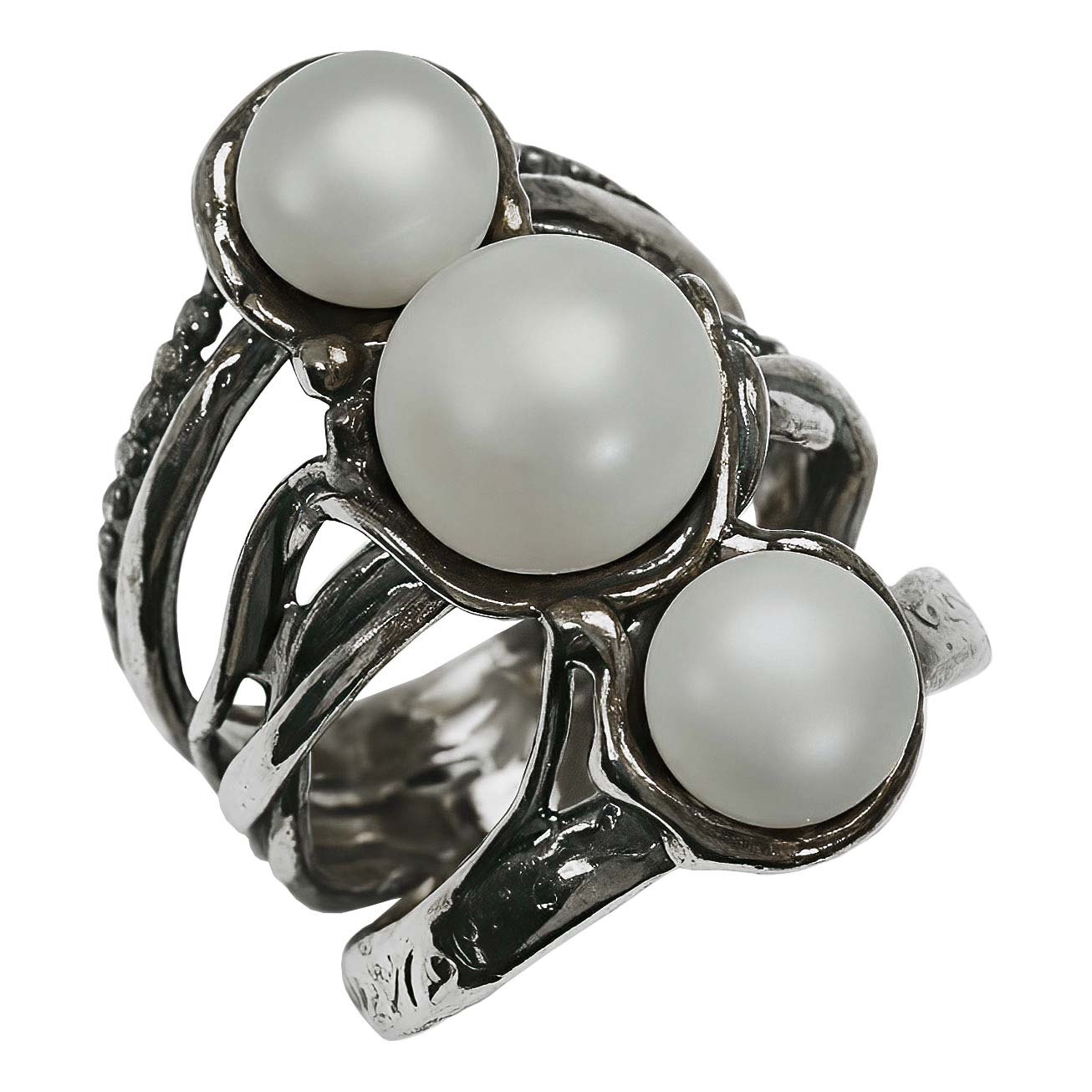 Серебряное кольцо DEN’O 01R2329PL c жемчугом