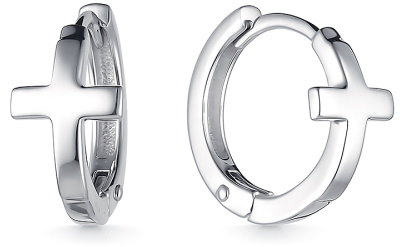 Серебряные серьги кольца Dewi 901022255