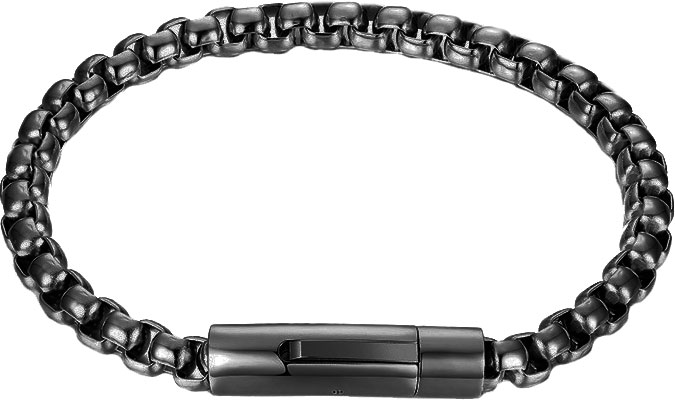 Мужской стальной браслет цепь DG Jewelry GSB0128-B 