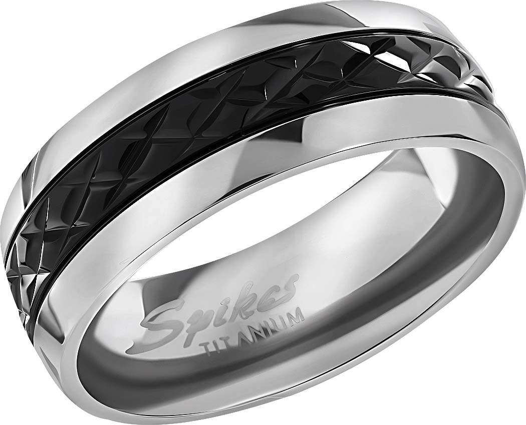Мужское титановое кольцо DG Jewelry R-TM-3701-8