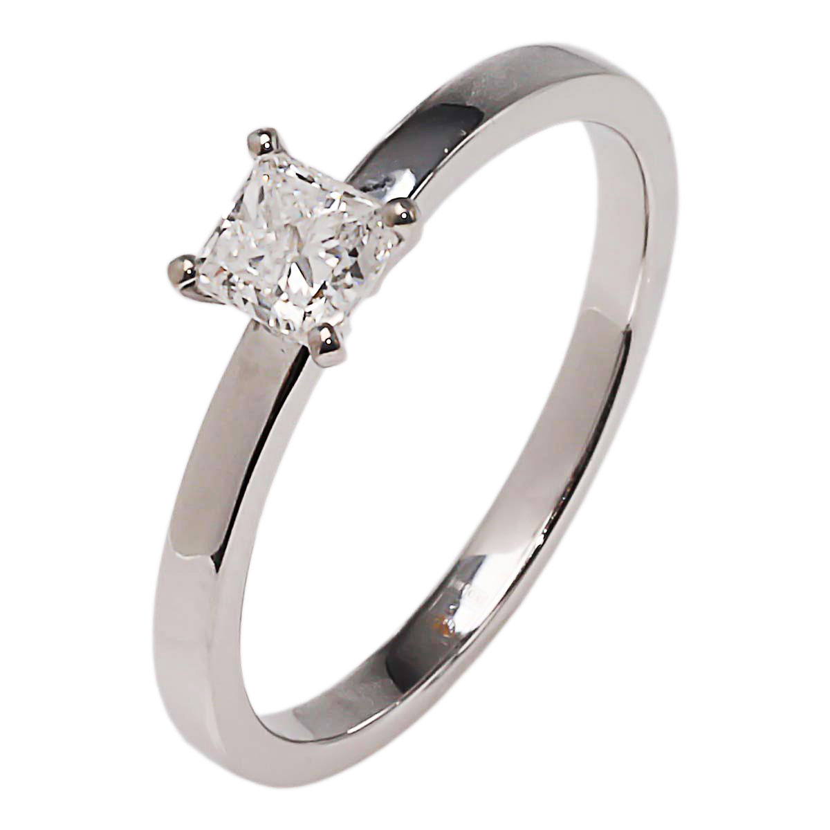 Помолвочное кольцо из белого золота Esora esora-12 с бриллиантом