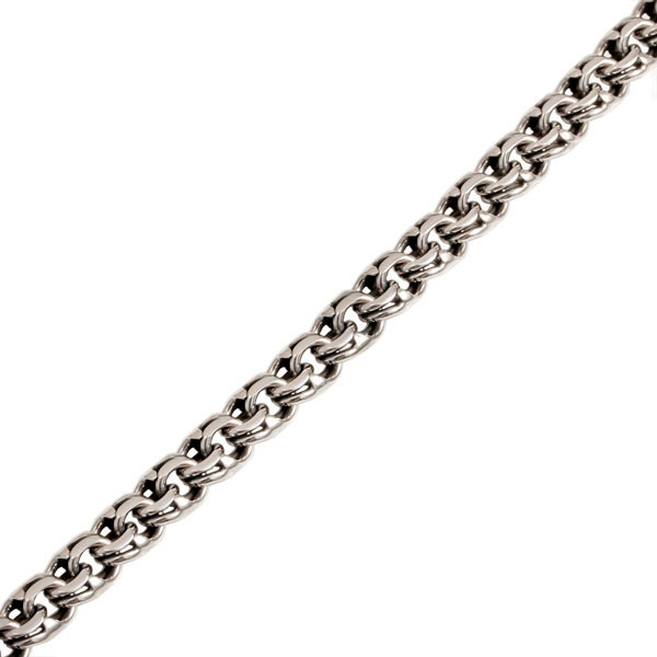 Мужская серебряная цепочка ФИТ 4010-f с плетением бисмарк