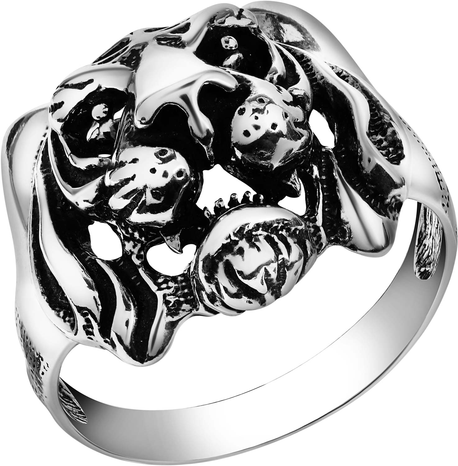 Мужская серебряная печатка перстень ФИТ 43721
