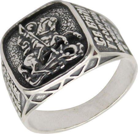 Мужская серебряная печатка перстень ФИТ 57711