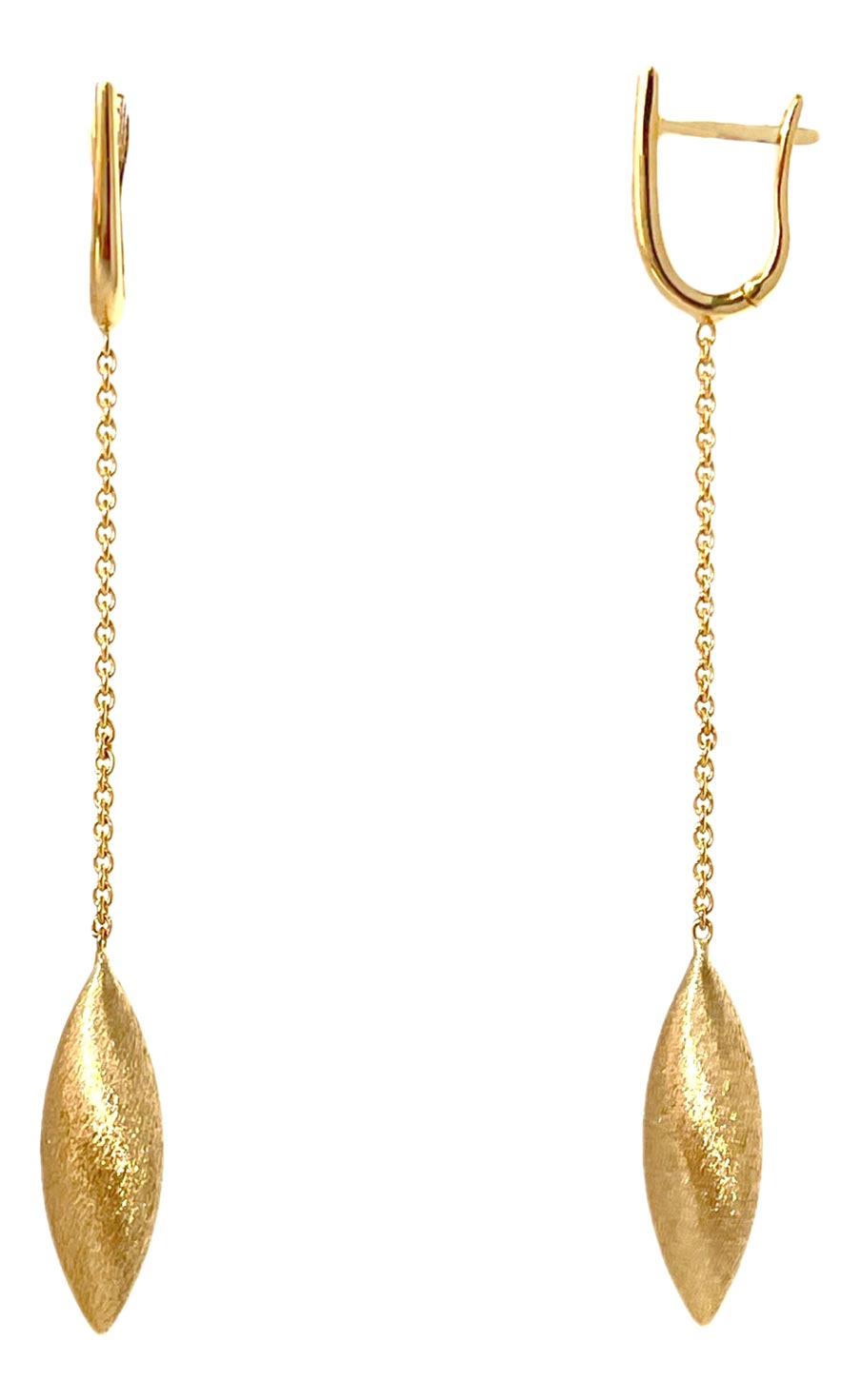 Золотые длинные серьги с подвесками Goldika 23011622-gd