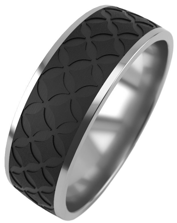 Серебряное обручальное парное кольцо Graf Кольцов GK-10m/s