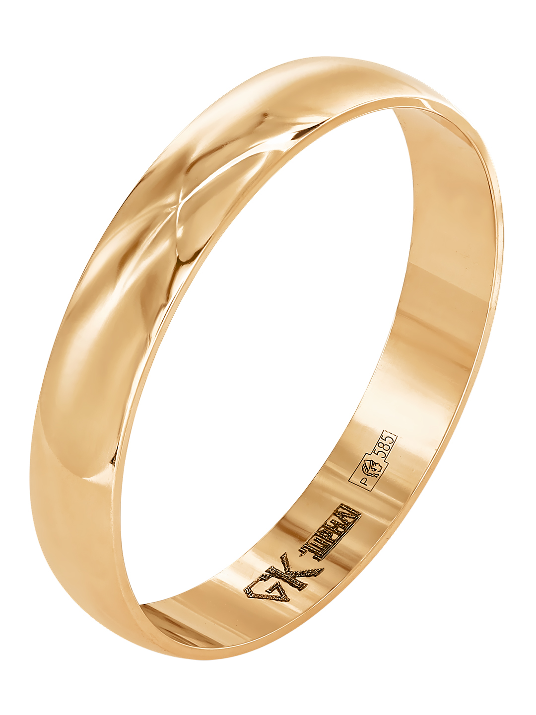 Золотое обручальное парное кольцо Graf парное кольцов LK-4/K