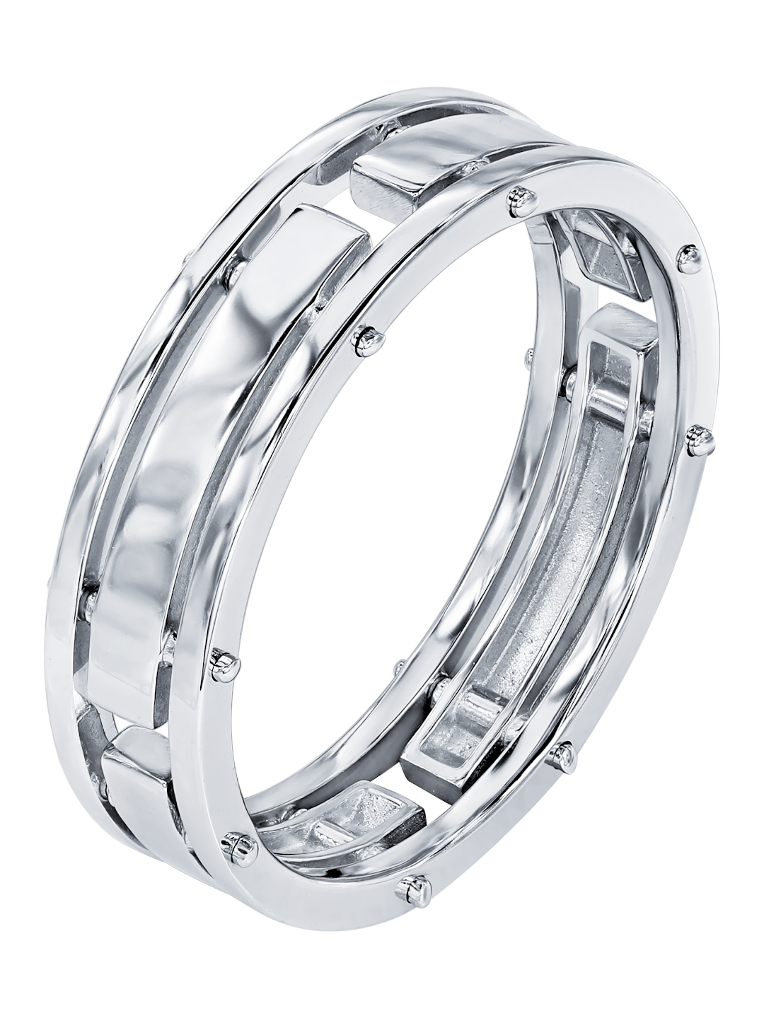 Обручальное кольцо из белого золота Graf Кольцов LT-1/B