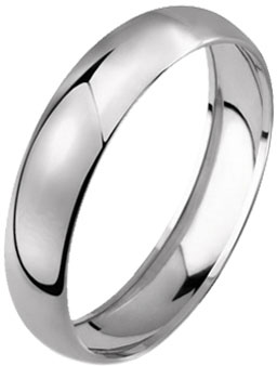 Обручальное кольцо из белого золота Graf Кольцов OBKL-4l/b