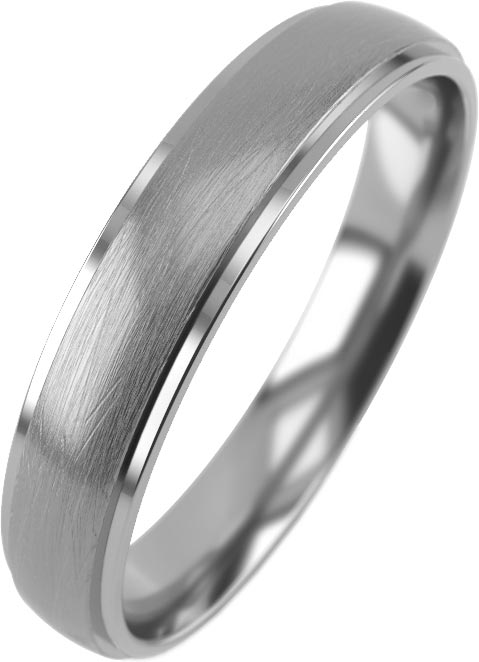 Обручальное парное кольцо из белого золота Graf Кольцов SHN10/B