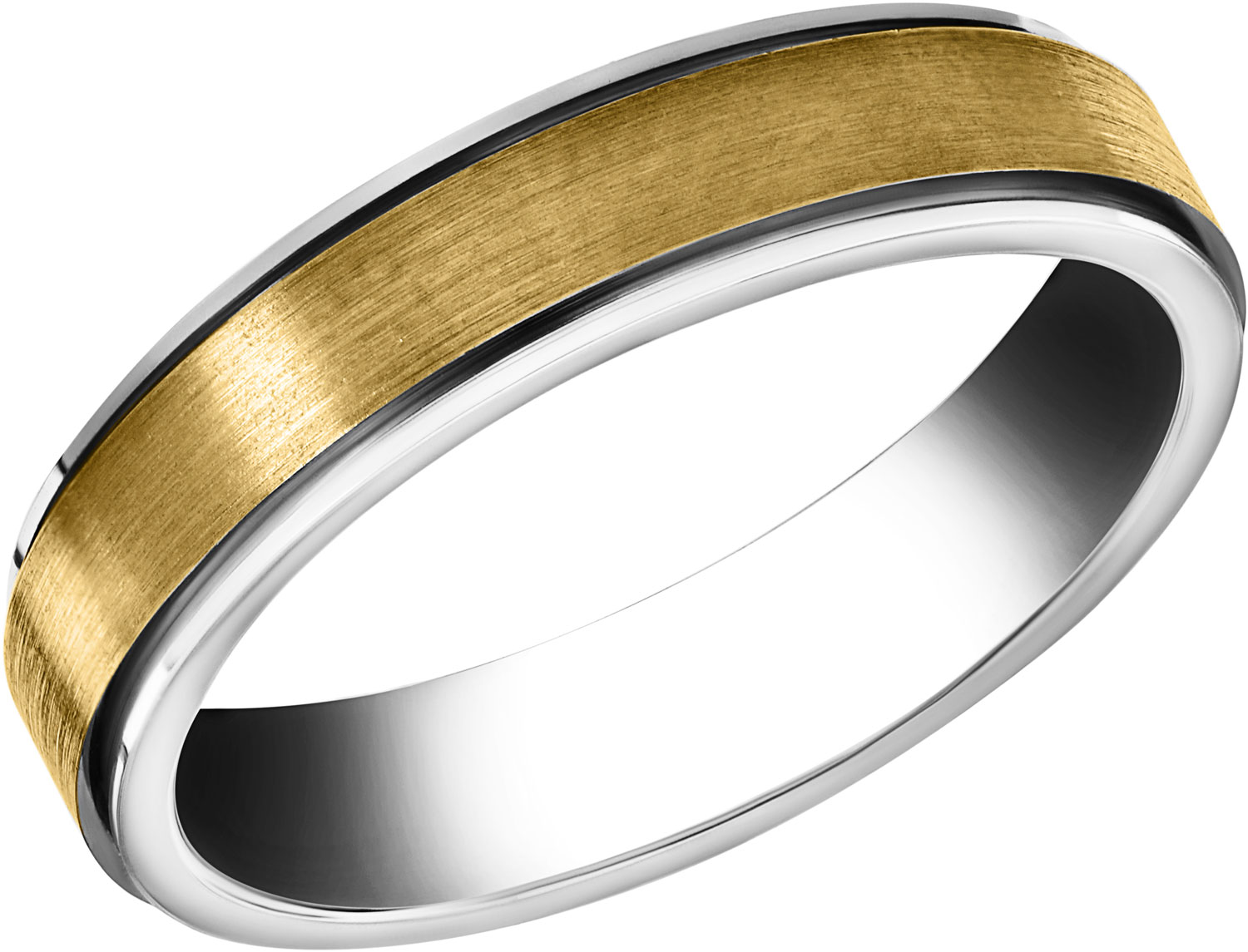 Золотое обручальное парное кольцо Graf Кольцов VM-101/ZHB