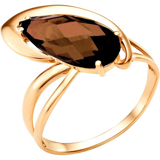 Золотое кольцо Гранат 1.10.10.0550.06-2159 с раухтопазом