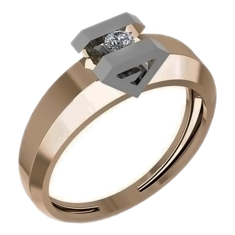 Золотое помолвочное кольцо Grant 0101260 с бриллиантом