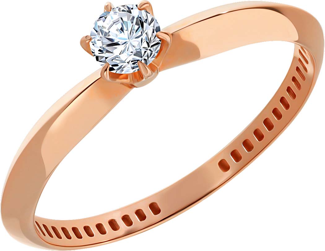 Золотое помолвочное кольцо Grant 0101698 с бриллиантом