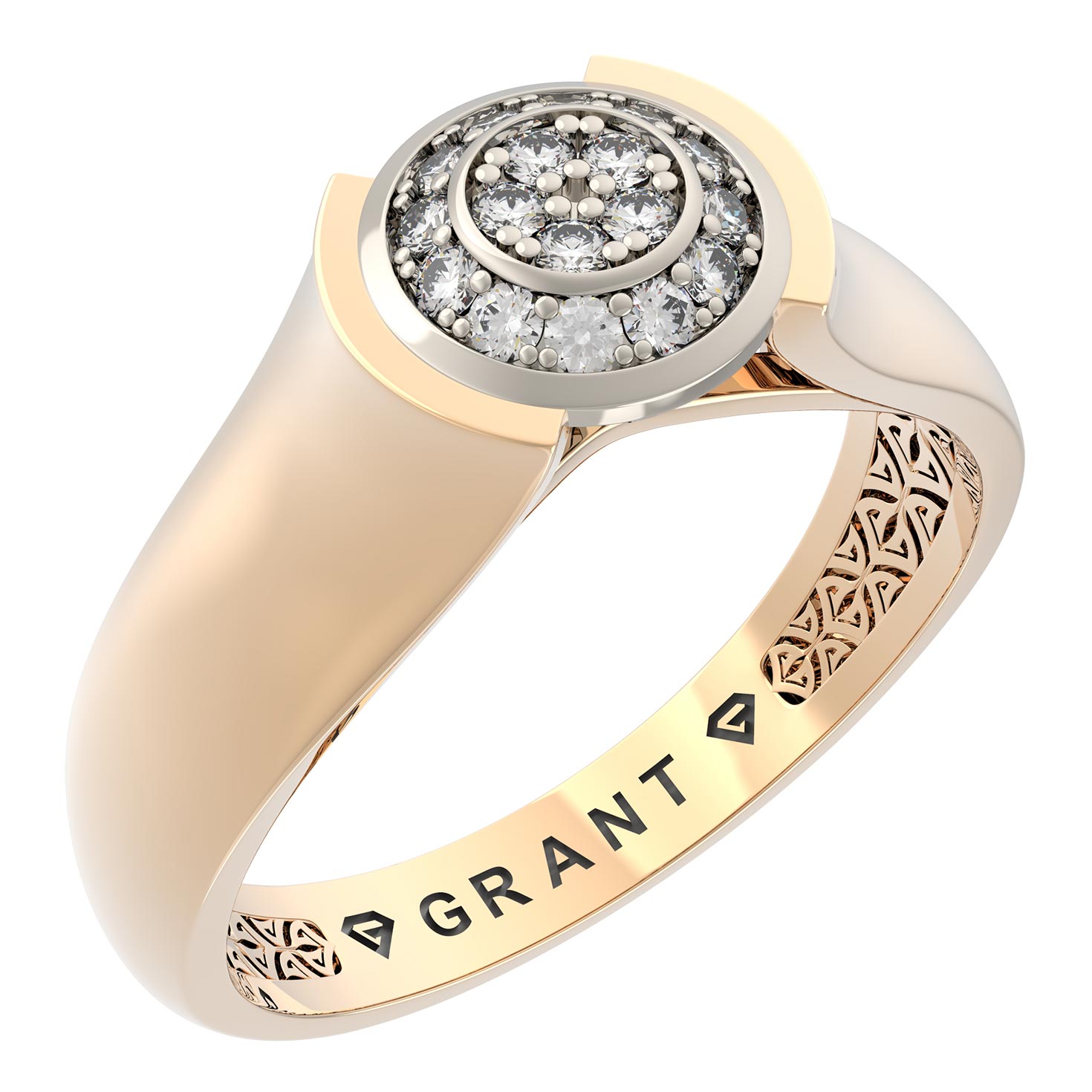 Золотое кольцо Grant 0101775 с бриллиантами