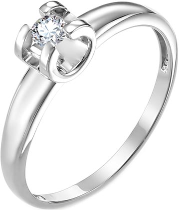 Платиновое кольцо Империал K0124/Pt-420 с бриллиантом