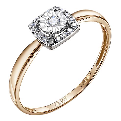 Золотое кольцо Империал K1236-120 c бриллиантом
