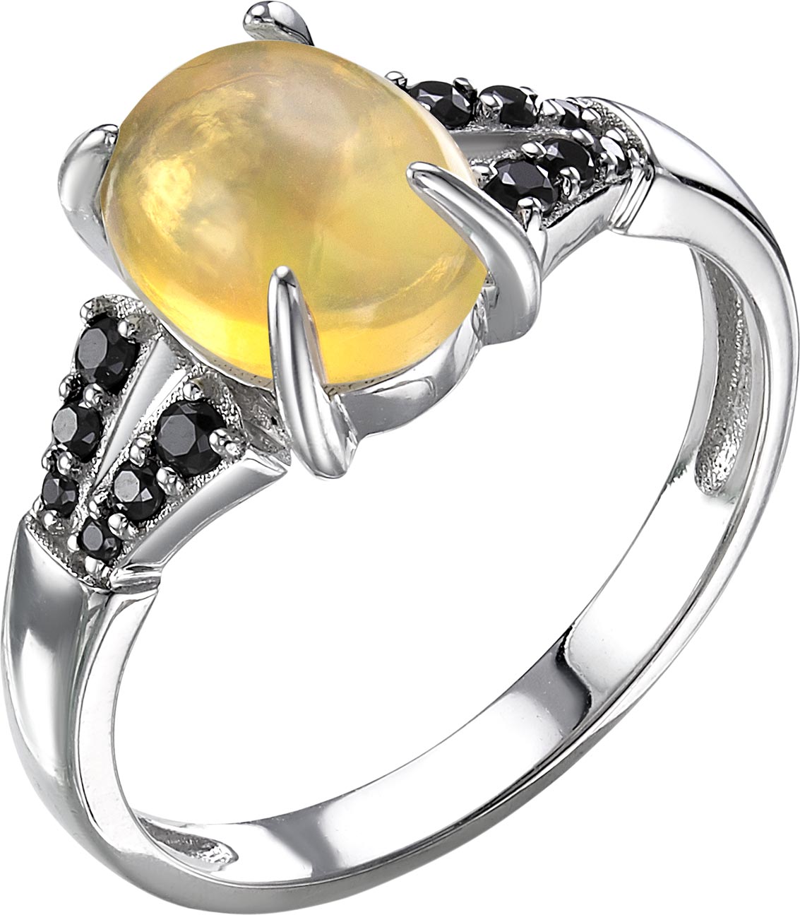 Серебряное кольцо Империал K1367JU/Ag-657/5 с опалом, шпинелью