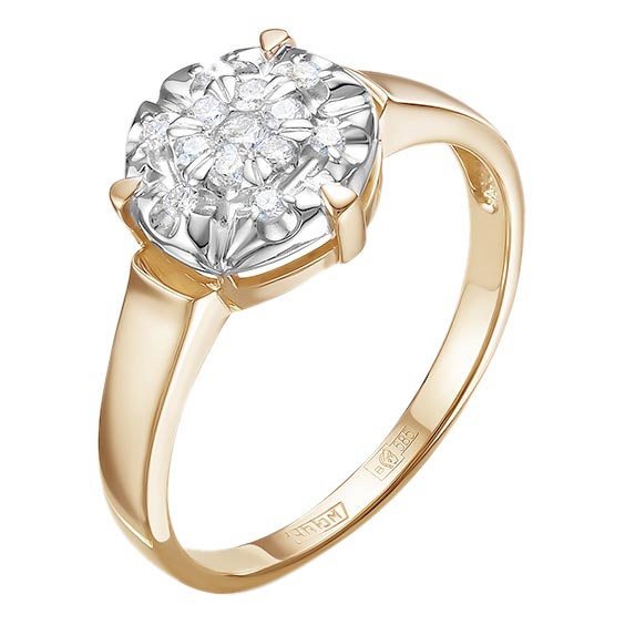 Золотое кольцо Империал K1642-120 c бриллиантом