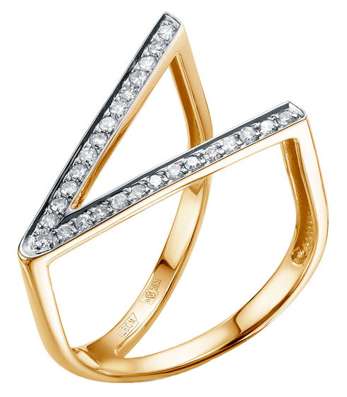Золотое кольцо Империал K2465-320 с бриллиантами