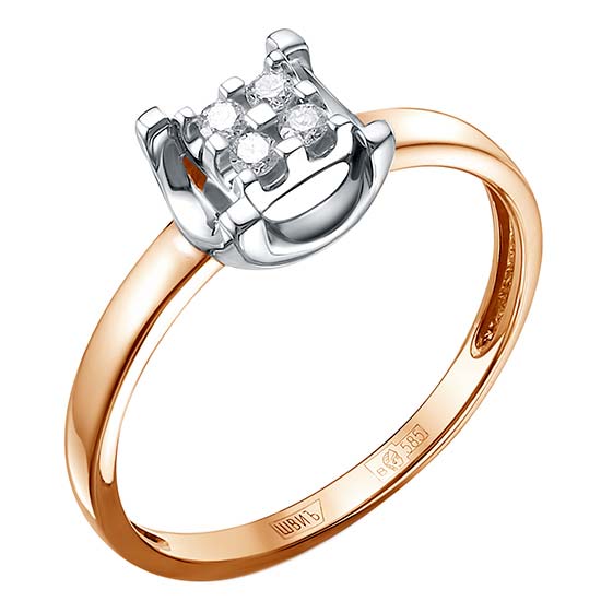 Золотое кольцо Империал K2839-120 с бриллиантами