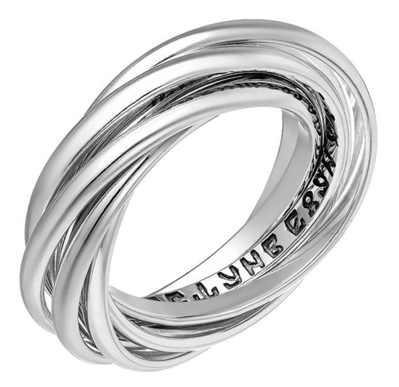 Серебряное кольцо ''Семья'' Иордань B-KO-343