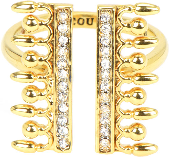 Латунное кольцо Juicy Couture WJW644/710 с кубическим цирконием